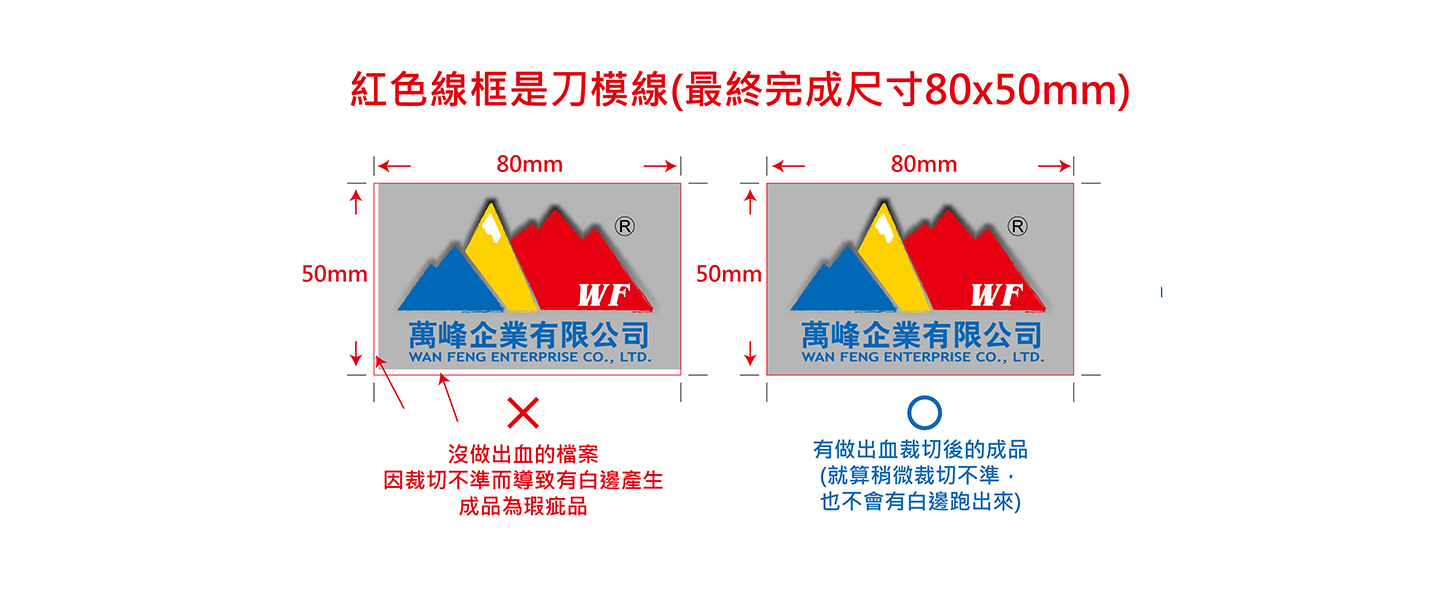 未出印刷出血